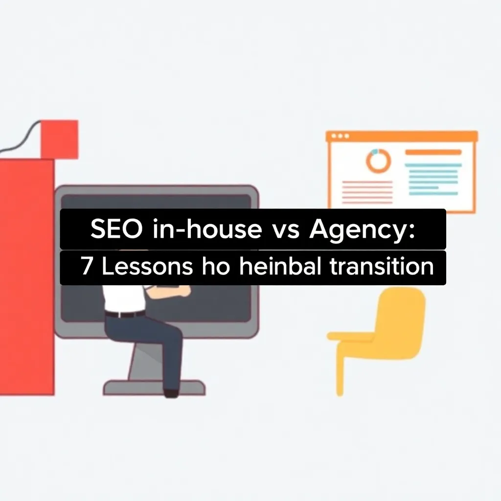SEO IN-HOUSE VS AGENZIA: 7 LEZIONI DAL PASSAGGIO PROFESSIONALE