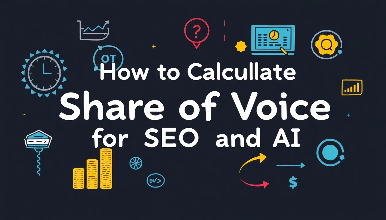 COME CALCOLARE LA SHARE OF VOICE PER IL SEO E L'IA
