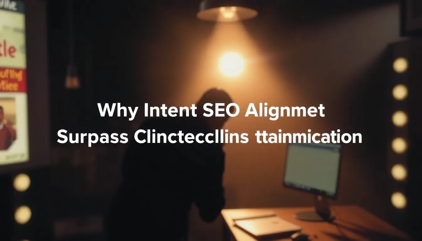 PERCHÉ L'ALLINEAMENTO INTENT SEO SUPERA L'OTTIMIZZAZIONE TECNICA